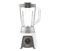 Tefal BL2C01 Blendeo Blender | Moteur 450 W | Capacité de 1,5 l | 2 vitesses + fonction Pulse | Lames Duraforce | Ventouses pour un maintien sûr | Blanc/gris