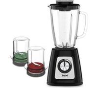 Tefal BlendForce II BL4388 blender 1,25 L Mélangeur de table 800 W Noir, Acier brossé