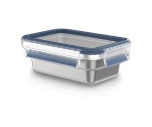 Tefal Boîte à lunch rectangulaire en acier inoxydable MasterSeal 0.5 L