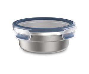 Tefal Boîte à lunch ronde en acier inoxydable MasterSeal 0.7 L