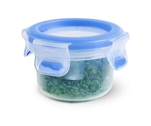 Tefal Boîte de conservation alimentaire 0,15 L, Plastique sans BPA, Hermétique, Micro-ondes et lave-vaisselle, Résistant au froid, Garantie 30 ans, Fabriqué en Allemagne, Masterseal Fresh K3022212