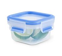 Accessoire de cuisine Tefal boîte alimentaire rectangulaire transparente et bleue, plastique, transparent bleu, 0,25 l k3021612