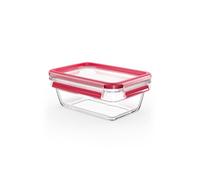 Tefal MasterSeal N10408 Rectangulaire Boîte 0,85 L Transparent, Rouge 1 pièce(s)
