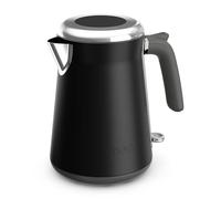 Tefal - Bouilloire Électrique Collection Rétro - Inox - Noir | Bouilloire électrique pour chauffer l'eau rapidement - Ouverture une main - Indicateur 1 tasse - Filtre amovible - Inox
