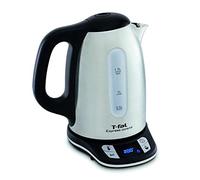 Tefal Bouilloire électrique sans fil inox, 1,7 L, 2400 W, 7 températures réglables de 60 à 100°, Ecran digital, Maintien au chaud 60 min, Express Control KI240D10