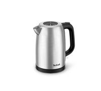 Tefal, Bouilloire en inox 1,7L, 2200W pour une ébullition rapide, Arrêt automatique, Fenêtre de niveau d'eau visible, KI1R0DE0