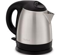 tefal bouilloire sans fil compacte 1.2l 1800w inox/noir ki431d10