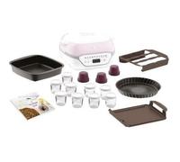 Tefal Cake Factory Infinity KD850110 Appareil intelligent à gâteau + moules + pots à yahourt