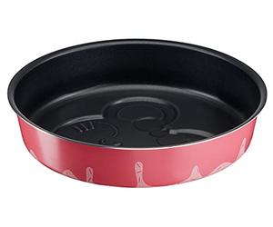 Tefal Chefclub by Tefal Moule à manqué embossé souris Rose, Noir, Rouge, 24 cm