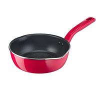 Tefal Chefclub by Tefal Poêle profonde 22 cm Rouge framboise, Revêtement antiadhésif Titanium, Thermo-Signal, Induction G8061704