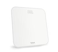 Tefal Classic 2.0, Pèse-personne, Grand écran invisible, Haute capacité 180kg, Design ultrat plat, Blanc, PP1901V0