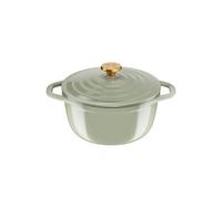Tefal Cocotte ronde 24 cm AIR SOFT LIGHT Green Lichen en fonte d''aluminium induction E2664625