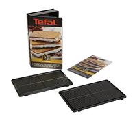 TEFAL - Snack Collection - Lot de 2 Plaques Gaufrettes - Compatible Lave-Vaisselle - Noir