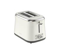 Tefal Grille-pain 2 fentes TT720AE0 – Design acier inox rétro, levier de surélévation, 8 niveaux de dorage