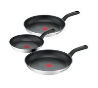 Tefal Comfort Max, Lot de 3 pièces, Garantie de 10 ans, Acier inoxydable de qualité supérieure, Revêtement antiadhésif, G726S304