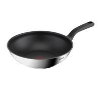 Tefal - Comfort Max Wok Acier inoxydable - Antiadhésif - 28 cm