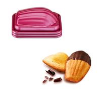 Tefal - Creabake Moule Madeleine 8 3x6 - Antiadhésif - 3 pièces - 5 cm