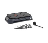 Tefal Crep'Party, Plaque crêpes et pancakes, 6personnes, Revêtement antiadhésif, Rangement des accessoires intégré, PY558BF0
