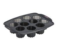 Tefal Crispybake Moule 10 cannelés, 100 Pour cent Silicone haute qualité, Résistance, Cuisson parfaite, Noir, 29 x 21 cm J4172014