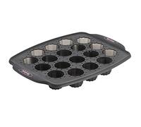 Tefal Crispybake Moule 18 mini cannelés, 100 pourcent Silicone haute qualité, Résistance, Cuisson parfaite, J4171214, Noir, 29 x 21 cm