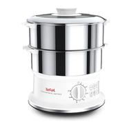 Tefal VC1451 cuiseur vapeur 2 Nombre de paniers Pose libre 900 W Blanc, Acier inoxydable