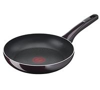 Tefal - D52208 - Resist Intense - Flame Protect - Poêle à frire - Revêtement antiadhésif - Résistant - Signal thermique - Forme profonde - Nettoyage facile - Sûr - Rouge bordeaux - 32 cm
