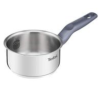 Tefal Daily Cook Casserole de 12 cm, compatible avec induction, sans adhésif, capacité de 0,4 l, fond renforcé, passe au lave-vaisselle et au four, en acier inoxydable