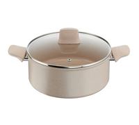 Tefal Delight Faitout 24 cm, Revêtement antiadhésif sûr, Indicateur de température, Corps aluminium 100% recyclé, Tous feux, Fabriqué en France