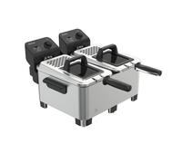 Tefal Double Pro FR3610 Double friteuse autonome noir, inox - Friteuses (Friteuse, 2 kg, 7 l, 190 ° C, Double, noir, inox)