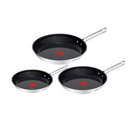 Tefal Duetto On, Batterie de 3poêles 20/24/28cm, Garantie de 10ans, Revêtement antiadhésif Go Ceram, G766S334