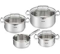 Tefal Duetto G719S7 Batterie de cuisine 4 pièces en acier inoxydable