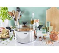 Tefal E3084604 Primary Faitout Inox 24 Cm / 5l + Couvercle/ Compatible Induction Seb