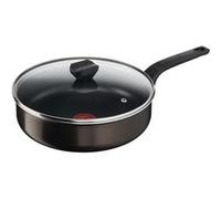 Tefal Easy Cook & Clean Sauteuse 24 Cm + Couvercle En Verre, Non Induction, Revetement Antiadhésif, Fabriqué En France B5543202 noir G