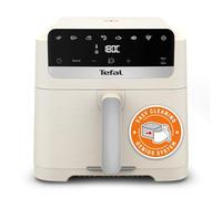 Tefal Easy Fry EY866AE0 Friteuse à air chaud Mega Compact, capacité de 7,5 litres, écran tactile intuitif, design peu encombrant, panneau avant amovible, nettoyage sans effort, beige