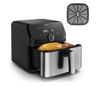 Tefal Easy Fry Mega EY855D10 friteuse Unique 7,5 L Autonome 2020 W Friteuse d’air chaud Noir, Acier inoxydable