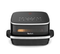 Tefal Easy Fry Pizza, surface XL, grande friteuse à air, panier spacieux, jusqu'à 1 kg de frites, design compact, technologie extra croustillante, fenêtre de visualisation, noir, FW4018G0