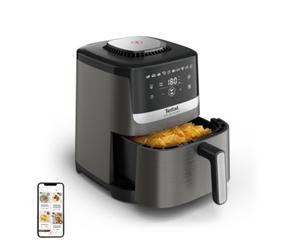 Tefal Easy Fry Silence EY551HE0 friteuse Unique 5 L Autonome Friteuse d'air chaud Noir, Gris, Acier inoxydable