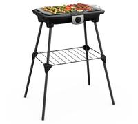 Tefal EasyGrill XXL Barbecue électrique, 2500W, Grille Inox, Surface de cuisson extra-large, 5 températures, Pieds Amovibles, Intérieur/Extérieur, BG921812
