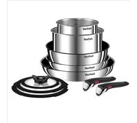 Tefal Emotion L897AS74, Rond, Poêle à usage général, Acier inoxydable, Acier inoxydable, Point thermique, 10 pièce(s)