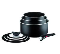 Tefal Ensemble de Casserole Ingenio Essential Anti-adhésive, Noir, 7 pièces