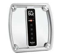 Tefal Evolis Pèse-Personne Electronique Portée 160kg Graduation 100g 4 Mémoires Suivi Evolution Du Poids Marche Arrêt Automatiques PP5150V1