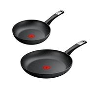 Tefal Explore Stone, Lot de 2 poêles 24/28 cm, Revêtement antiadhésif haute performance, Induction, G0119032