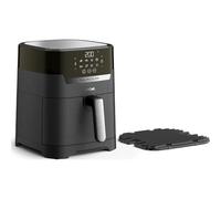 Tefal EY5058 Easy Fry & Grill Precision Friteuse à air chaud, technologie 2 en 1 (friteuse à air chaud et grill), avec écran numérique, capacité : 4,2 l, 8 programmes automatiques, noire