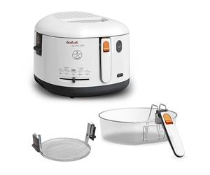 Tefal - Filtra One - Friteuse classique - 2,1L - Blanc | Friteuse électrique avec huile - Système de filtration breveté pour éliminer les résidus - Capacité 1.2kg pour la famille