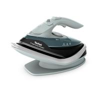 Tefal Freemove Power FV6672G0 Fer à repasser vapeur sans fil 2600 W, 40 g/min de vapeur continue, 220 g, recharge 11 secondes, lumière 960 g, semelle en céramique, arrêt automatique, étanche
