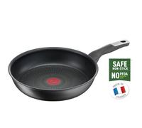 TEFAL | G2550572 Illimité | Poêle à frire | Diamètre 26 cm | Convient à la plaque à induction | Poignée fixe | Noir - Noir