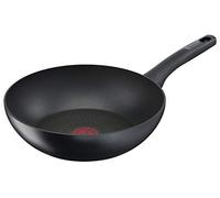 Tefal G26519 Sauté de 28 cm, wok profond, compatible avec les feux à gaz, IH Hard Titanium, wok illimité, antiadhésif noir