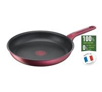 TEFAL G2730402 CHEF QUOTIDIEN Poêle 24 cm, induction, résistante, antiadhésive, facile à nettoyer, saine, fabriquée en France