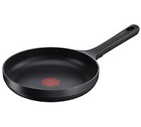Tefal G61204 Trattoria Pro Poêle à frire, 24 cm, en fonte d'aluminium, revêtement antiadhésif sans danger, indicateur de température, convient à tous les types de feux, convient à l'induction, noire
