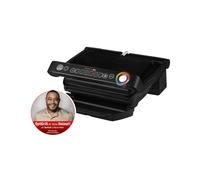 Tefal GC705816 Gril de Contact 2000W Noir - Format Rectangulaire, 6 Programmes, Thermostat, Anti-adhésif, 600cm², Acier Inoxydable & Thermoplastique